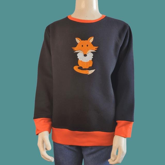Mr Fox Sweatshirt embroidered  