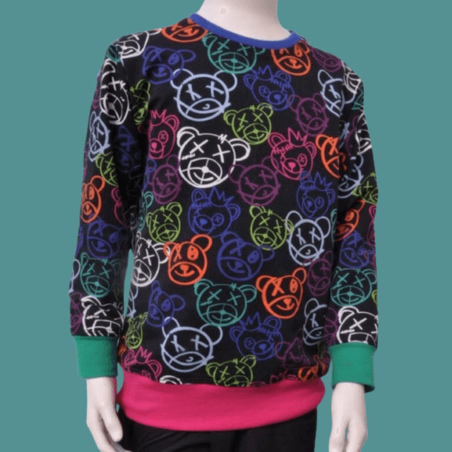 Punk Bears French Terry Sweatshirt 